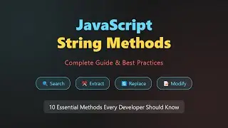 JavaScript String Methods: The Ultimate Guide for Beginners 🚀