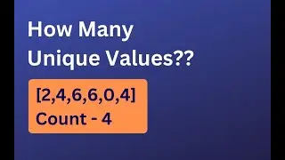 Count Number of Unique Values | Python | Hindi