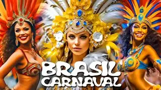 Brazilian Carnival 2024 Carnaval Brasil Rio De Janeiro  Samba Party Dance AI Generated Animation m3m