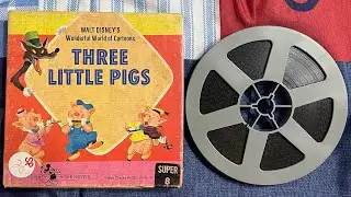 Silly Symphony - Three Little Pigs (1933) - Super 8 USA Black and White Silent Film Reel Print