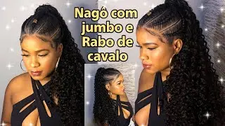 Trança Nagô + Entrelace com Cabelo Bio Orgânico 🦋💕