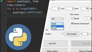 Autoclicker [Python tutorial]