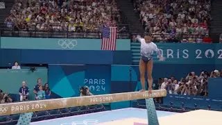 Simone Biles Balance Beam Womens Gymnastic Final Highlights, Alice DAmato Gold Medal Olympic 2024