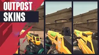 Outpost Skins Showcase [4K] - Valorant Battlepass Skins