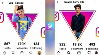 Instagram Creative Portrait Photo Editing| PicsArt Editing New Style 🔥- Karan Golani
