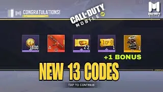 *NEW* CALL OF DUTY MOBILE 13 REDEEM CODES 2024 AUGUST | COD MOBILE NEW CP REDEEM CODES 2024 AUGUST