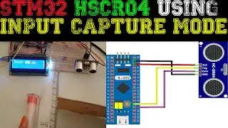 HCSR04 and STM32 using Input Capture || Pulse width || CubeIDE