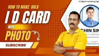 Make Bulk ID Card in Canva in 2 Minutes | Canva Bulk Create Command