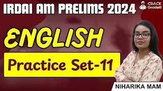 English Practice Set 11 - IRDAI AM Prelims 2024