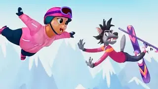 Ну погоди! Каникулы - 🐺 Лыжники и сноубордисты 🐰 (5 серия) Мультфильмы для детей про животных