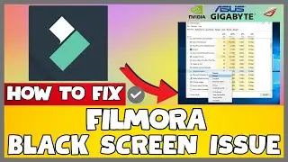 How to Fix Filmora Black Screen ISSUE | 2023 Easy Fix #updated