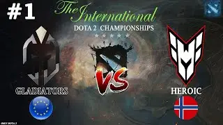 МОЩНАЯ ВСТРЕЧА! | Gladiators vs Heroic #1 (BO2) The International 2024