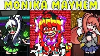 Friday Night Funkin' - Monika Mayhem (a Monika.exe fanmod) FULL WEEK [FNF MOD/HARD/Perfect Combo]