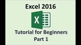 Excel 2016 - Tutorial for Beginners - Microsoft Office 365 Tutorials for a Beginner - How To Use MS