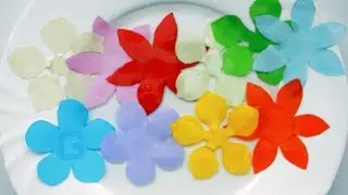 Необычный ЦВЕТОК из бумаги. Раскрывается НА ВОДЕ / Unusual FLOWER of paper is Revealed ON the WATER