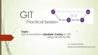 GIT Quickstart : 6 Synchronization in GIT using visual Studio