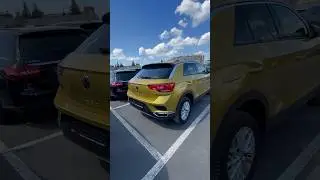 Золотой Volkswagen T-Roc. Как вам цвет ? Если нравится, ставим лайк 👍