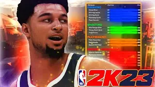 NBA 2K23 *RARE* BUBBLE JAMAL MURRAY BUILD | UNSTOPPABLE 3-LEVEL SHOT CREATING SG W/ CONTACT DUNKS