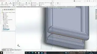 MITER FLANGE  SOLIDWORKS SHEETMETAL   2021