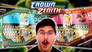 Opening *NEW* Shiny Crown Zenith Boxes! - THE PULLS ARE INSANE!!!