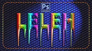 Cara Membuat Teks Meleleh di Photoshop