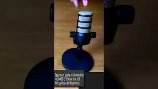 How to connect iPhone 15 to a XLR microphone for beginners 