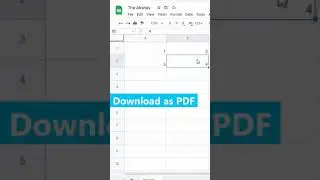 Google Sheets to PDF