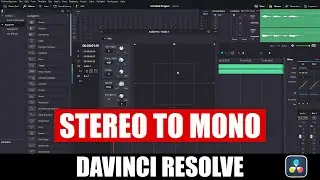 Stereo to Mono in DaVinci Resolve [ Combine Left & Right Sound on Audio Tracks ] Tutorial