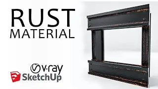 Vray RUST Material - Vray for Sketcup!