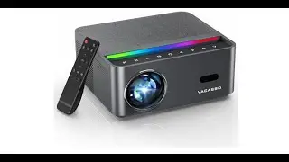 VACASSO Electric Focus Projector with 5G WiFi Bluetooth