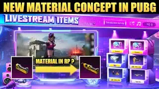 NEW MATERIAL CONCEPT IN PUBG MOBILE 😳| MATERIAL IN RP ? GET PERMANENT OUTFIT 🔥