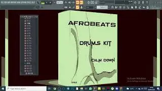 +120) AFROBEAT DRUM KIT 2022- (DRUMS, SHAKERS LOOPS, MIDI, VOCALS) WAVES ALL DAWS