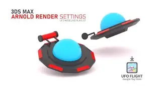 3DS Max Basic Arnold Render Settings | UFO Modeling Playlist