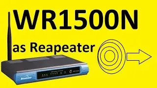 How to configure Binatone wr1500n as repeater