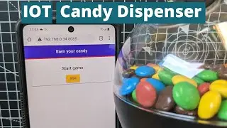 Websocket Candy Dispenser - Earn your candy (Angular, Node, Raspberry PI)