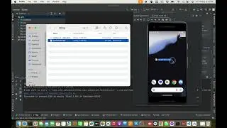 Installing apk by dragging on android studio emulator