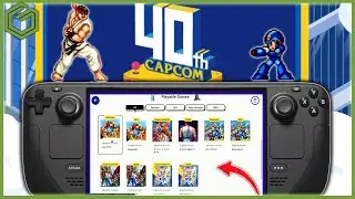 Steam Deck - How to Play the Capcom 40th Anniversary FREE Retro Browser Games