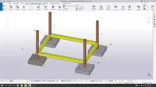 8. Tekla Structures Tutorials | Using Render option for Views in tekla structures 2021