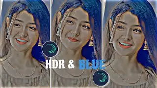 New HDR Blue Effect Video Editing on Alight Motion New Trending Effect in Alightmotion Brown effect
