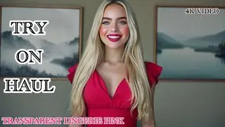 [4k] Micro Bikini Try-On Haul Bikini Review With See Through | Lingerie Transparent |New Try-On 2024