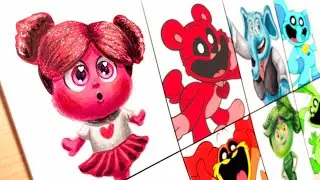 Drawing Smiling Critters in INSIDE OUT STYLES | Poppy Playtime Chapter 3