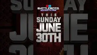@AMPEXCLUSIVE is coming to BattleBots Destruct-A-Thon THIS SUNDAY JUNE 30th for the 2:30 show!