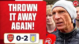 I’m Hurt, We’ve Thrown It Away Again! (Lee Judges) | Arsenal 0-2 Aston Villa