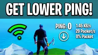 How To Get LOWER Ping In Fortnite! 🔧 (Get 0 Ping)