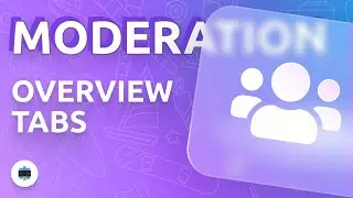 Overview of the Moderation tab in PuzzleBot service