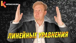 ЛИНЕЙНЫЕ УРАВНЕНИЯ - Как решать линейные уравнения // Подготовка к ЕГЭ по Математике