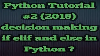 if else in python Code With Easy Explanation