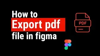 How to export pdf file in figma by @technosunita