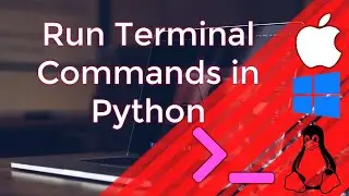 Run Terminal or cmd commands with python | cmd commands in python | terminal commands in python | py