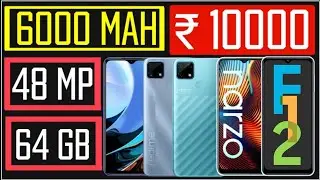 6000 mAH Battery Phones under 10000 Rs. | Top 5 Best Battery life Phones to buy in 2021|